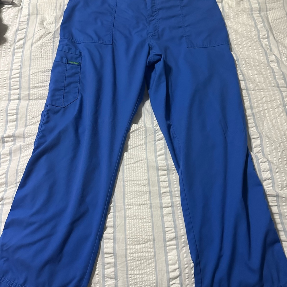 Landau Men's scrub Pants in Royal Blue